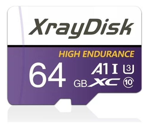 Cartão Micro Sd Classe 10 4k Xraydisk 64gb Com Adaptador