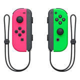 Joycon (l)/(r) Neon Pink- Green/garantía 6 Meses/mathogames