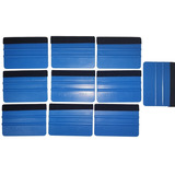 Espatula Para Polarizar Azul Fieltro 3m (squeegee) 10 Piezas