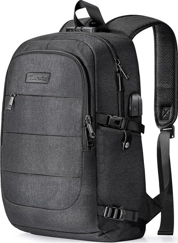 Mochilas Negras Antirrobo Impermeable Para Laptop 15.6inches