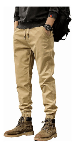 Pantalones Para Hombre Cargo Joggers Casual Slim Fit