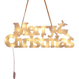Luces Con Letras P Merry Christmas, Decoración Navideña, Led