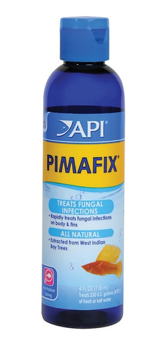 Pimafix 118ml Medicamento Peces Bacterias Hongos Acuario