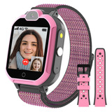 Reloj Inteligente P/niños Pthtechusde 4-12 Años - Rosa