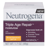 Protector Solar Facial Neutrogena Triple Age Repair Hidratan