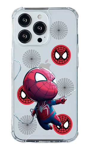 Case Funda Protector Super Héroes Transparente Para Samsung