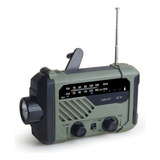 Radio Fm Am Digital Y Lámpara De Emergencia Para Exteriores