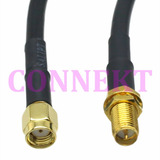 Cable Convertidor Adaptador Rp-sma Macho A Rp-sma Hembr Rg58