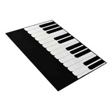 Alfombra Para Puerta Con Teclado De Piano, Felpudo De