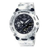 Reloj Casio G-shock Ga-2200gc-7adr Hombre Color De La Correa Blanco Color Del Bisel Blanco Color Del Fondo Negro