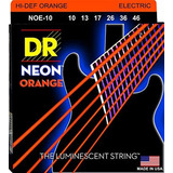 Guitarra Dr Strings Hi-def Neon Eléctricas Cuerdas (noe-10)