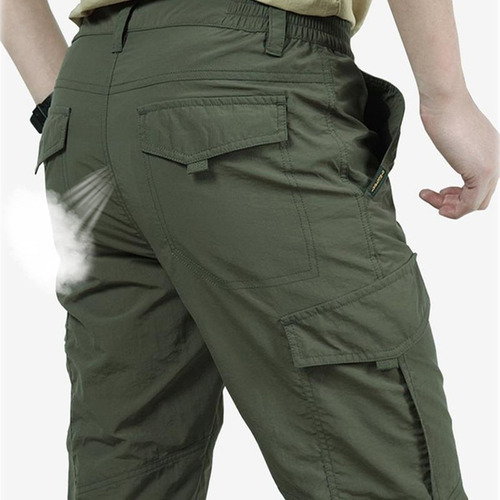 Pantalones Tácticos Ligeros For Hombre, Transpirables E Imp