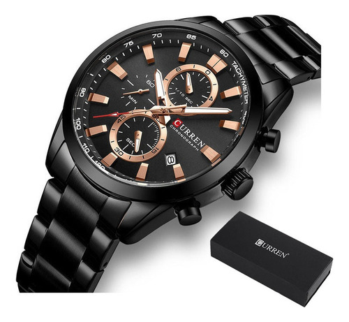 Reloj Empresarial Curren Calendar Chronograph