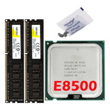 Kit Processador Core 2 Duo E8500 3,16ghz + Ddr3 8gb (2x 4gb)