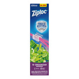Ziploc® Bolsa Plástica Reutilizable Para Guardar Y Organizar Con Slider 10 Piezas