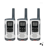 Trio De Handies Motorola T260 40 Km 22 Can Con Envío Fact Ab