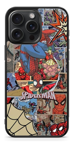 Funda Spiderman Hombre Araña Comic Collage Marvel 2