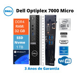Dell Optiplex 7000 Micro, I5, 1 Tb, 32 Gb