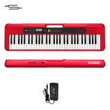 Teclado Casio Cts200 Casiotone  5 Octavas Colores + Funda