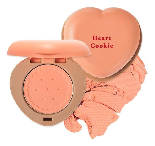 Heart Cookie Blusher Or202 Apricot