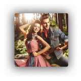 Mousepad Pareja Bailando Rockabilly Retro Antiguo