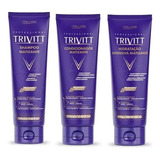 Kit Home Care Trivitt Matizante Shampoo Condicionador E Mask