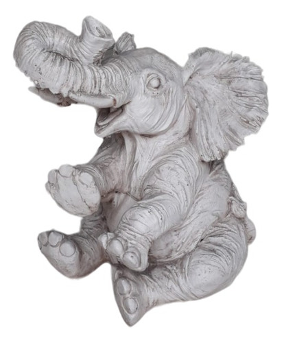 Figura Elefante Hindú Resina Interior Exterior Jardin Deco 