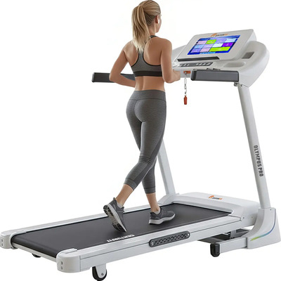 Caminadora Electrica 2.5Hp Wifi Usb Pantalla Grande Apps Fitshow 130Kg Inclinacion 18 Niveles Velocidad 16Kmh Superficie 132x49Cm Bluetooth Plegable Automatica Fitness Hogar Ruedas | Meses sin interés