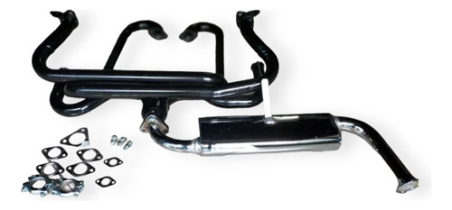 Header Con Escape Tipo Pancho Cromo Para Combi 1.6