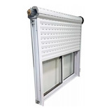 Ventana 120x110 Aluminio C/reja,persiana,mosquitero