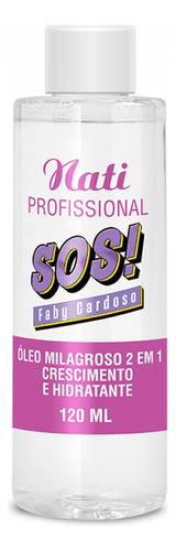 Esmalte Nati Sos Óleo Milagroso 2 Em 1  120ml