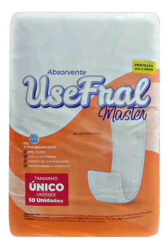 Absorvente Geriatrico Usefral Master C/50 Unid