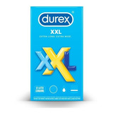 Condones Durex Xxl Mayor Diametro Longitud Americano 12 Pzas