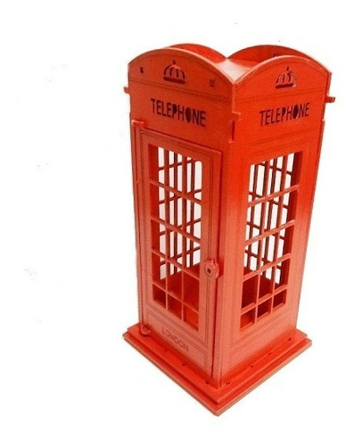Cabine Telefônica Londres Vermelha - Mdf