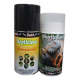 Kit Repticlean Contra Acaros Y Reptimina P/ Reptiles 120gr  