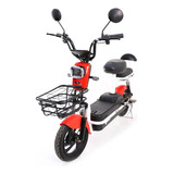 Ecobikes Bicicleta Elétrica 48v Smart-500w 2024 Cor Vermelho