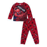 Conjunto Pijama 2 Pzs Polar Hombre Araña Bebe 2 Años