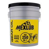 Aceite Mexlub Gl-1 Sae 250 Transmision Std Cubeta 19 Litros