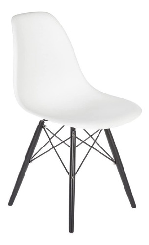 Silla Eames Dsw Madera Pata Negra - Alto Impacto