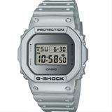 Correa De Reloj Casio G-shock Forgotten Future Dw-5600ff-8dr, Color Plateado Y Bisel Plateado, Color De Fondo Digital