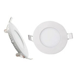 Panel Led 3w Incrustar Luz Blanca 6500k 8cm Certificada