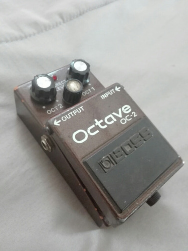 Pedal Boss Oc2 Octave Etiqueta Negra Made In Taiwan