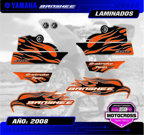 Kit Calcos - Gráfica Yamaha Banshee  - 2007/2008/2009
