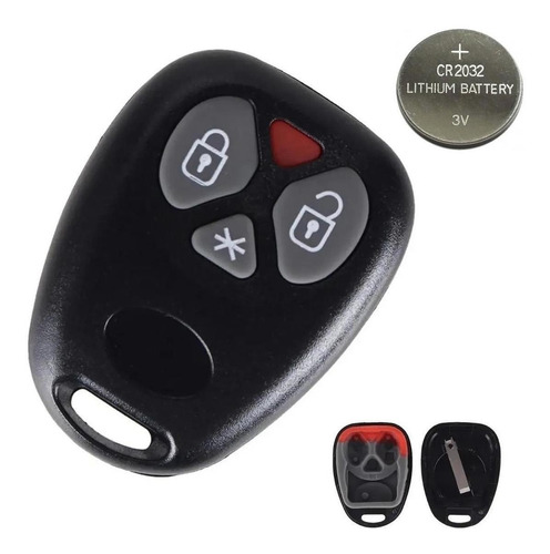 Carcasa + Pila Pst 3 Botones Control Remoto Alarma