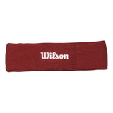 Balaca Banda De Algodón Elástico Wilson Sudadera Deporte Fit Color Rojo