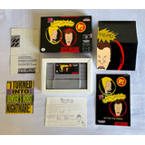 Beavis And Butthead Snes Original Completo Cib