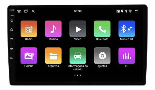 Multimídia Android 9pl/ 2ram 32gb/ Wi-fi/ Bluetooth/ Gps