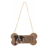 Placa En Madera Para Decorar Motivo Border Collie