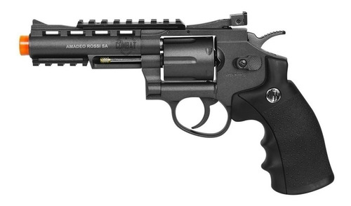 Revolver Pressão Co2 Rossi Wg M701 4pol Full Metal 4.5mm