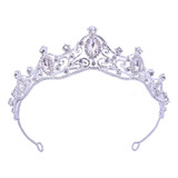 Corona De Cristal Nupcial Tiara, Tiara De Bodas Y Cumpleaños